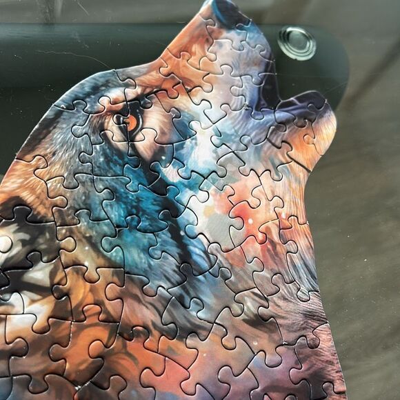 Howlin Wolves 🐺 🌕 Dreamy Wilderness Puzzle 🧩 350 Pieces FUN 🤩 brain 🧠 games! - Picture 12 of 16